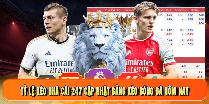 Tỷ lệ kèo nhà cái 247 cập nhật bảng kèo bóng đá hôm nay